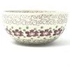 Janelle Imports Soup Bowl 24 Oz In Purple & Gray Flowers