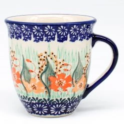 Janelle Imports Lg Bistro Cup 16 Oz In Sunshine Meadow