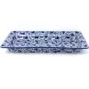 Janelle Imports Md Rect. Server W/Lip In Blue Butterfly