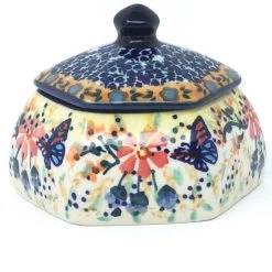 Janelle Imports Trinket Box 4 Oz In Butterfly Meadow
