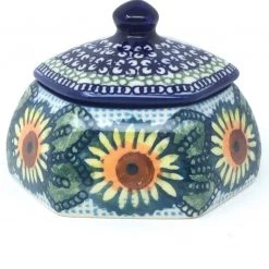 Janelle Imports Trinket Box 4 Oz In Sunflowers
