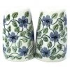 Janelle Imports Salt & Pepper Set In Blue Clematis