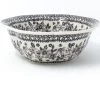 Janelle Imports Sm Retro Bowl In Gray & Black