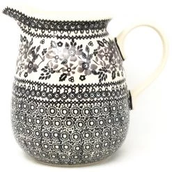Janelle Imports Pitcher 2 Qt In Gray & Black