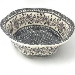 Janelle Imports Md Retro Bowl In Gray & Black