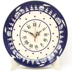 Janelle Imports Plate Wall Clock In Winter