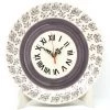 Janelle Imports Plate Wall Clock In Gray Rose