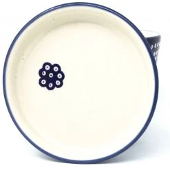 Janelle Imports Sm Flower Pot W/Plate In Blue Elegance