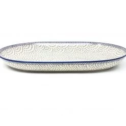 Janelle Imports Lg Oval Platter In Simple Elegance