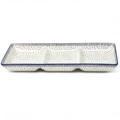 Janelle Imports Rectangular Divided Server In Simple Elegance