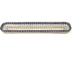 Janelle Imports Long Sushi Platter In Modern Dots