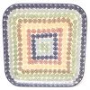 Janelle Imports Square Sushi Plate 8.5" In Modern Dots 2 Janelle Imports Square Sushi Plate 8.5" In Modern Dots