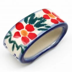 Janelle Imports Napkin Ring In Delicate Flowers