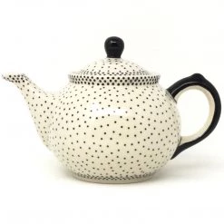 Janelle Imports Morning Teapot 1 Qt In Black Elegance