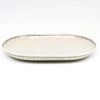 Janelle Imports Lg Oval Platter In Black Elegance