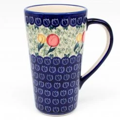 Janelle Imports Tall Cup 12 Oz In Tulips