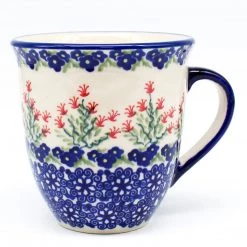Janelle Imports Lg Bistro Cup 16 Oz In Field Of Flowers