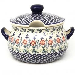 Janelle Imports Covered Tureen 4 Qt In Wavy Flowers