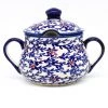 Janelle Imports Family Style Sugar Bowl 14 Oz In Touch Of Red