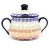 Janelle Imports Family Style Sugar Bowl 14 Oz In Modern Dots 1 Janelle Imports Family Style Sugar Bowl 14 Oz In Modern Dots