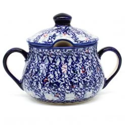 Janelle Imports Family Style Sugar Bowl 14 Oz In Secret Garden