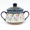 Janelle Imports Family Style Sugar Bowl 14 Oz In Autumn