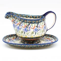 Janelle Imports Gravy Boat W/Tray 1 Qt In Autumn