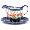 Janelle Imports Gravy Boat W/Tray 1 Qt In Spring Meadow 1 Janelle Imports Gravy Boat W/Tray 1 Qt In Spring Meadow