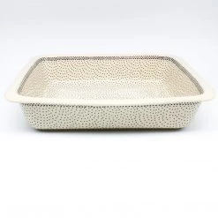 Janelle Imports Deep Rect. Baker In Black Elegance