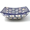 Janelle Imports Sm Nut Bowl In Modern Checkers
