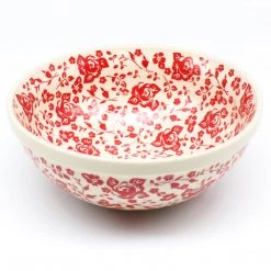 Janelle Imports Round Bowl 32 Oz In Antique Red