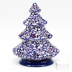 Janelle Imports Tree Tea Candle Holder In Touch Of Red