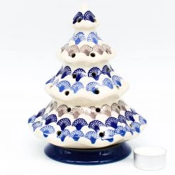 Janelle Imports Tree Tea Candle Holder In Seashells