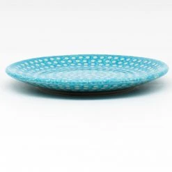 Janelle Imports Bread & Butter Plate In Aqua Elegance