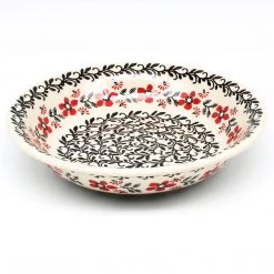 Janelle Imports Sm Pasta Bowl In Red & Black