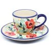 Janelle Imports Espresso Cup W/Saucer 2 Oz In Sophie's Garden