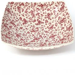 Janelle Imports Lg Nut Bowl In Antique Red