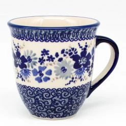 Janelle Imports Lg Bistro Cup 16 Oz In Stunning Blue