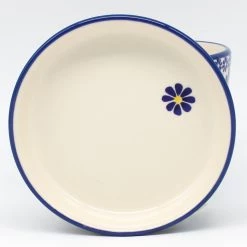 Janelle Imports Sm Flower Pot W/Plate In Flowers On White