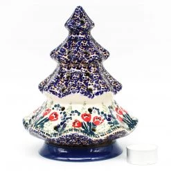 Janelle Imports Tree Tea Candle Holder In Red Tulips