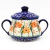 Janelle Imports Family Style Sugar Bowl 14 Oz In Sunshine Meadow