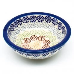 Janelle Imports Shallow Soy Bowl In Modern Dots
