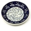Janelle Imports Teabag Plate In Light & Dark Snowflake