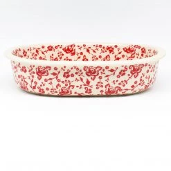 Janelle Imports Md Oval Baker In Antique Red