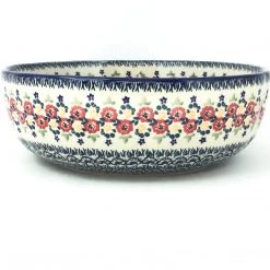 Janelle Imports Family Shallow Bowl In Wild Roses