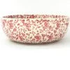 Janelle Imports Family Shallow Bowl In Antique Red