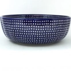 Janelle Imports Family Shallow Bowl In Blue Elegance