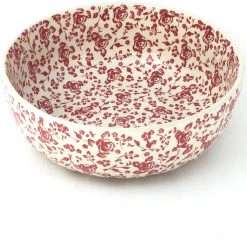Janelle Imports Family Shallow Bowl In Antique Red