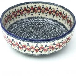 Janelle Imports Family Shallow Bowl In Wild Roses