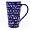 Janelle Imports Tall Cup 12 Oz In Tiny Flowers On Blue